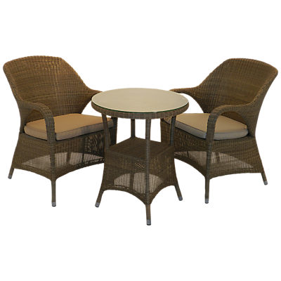 4 Seasons Outdoor Sussex Bistro Set, Taupe